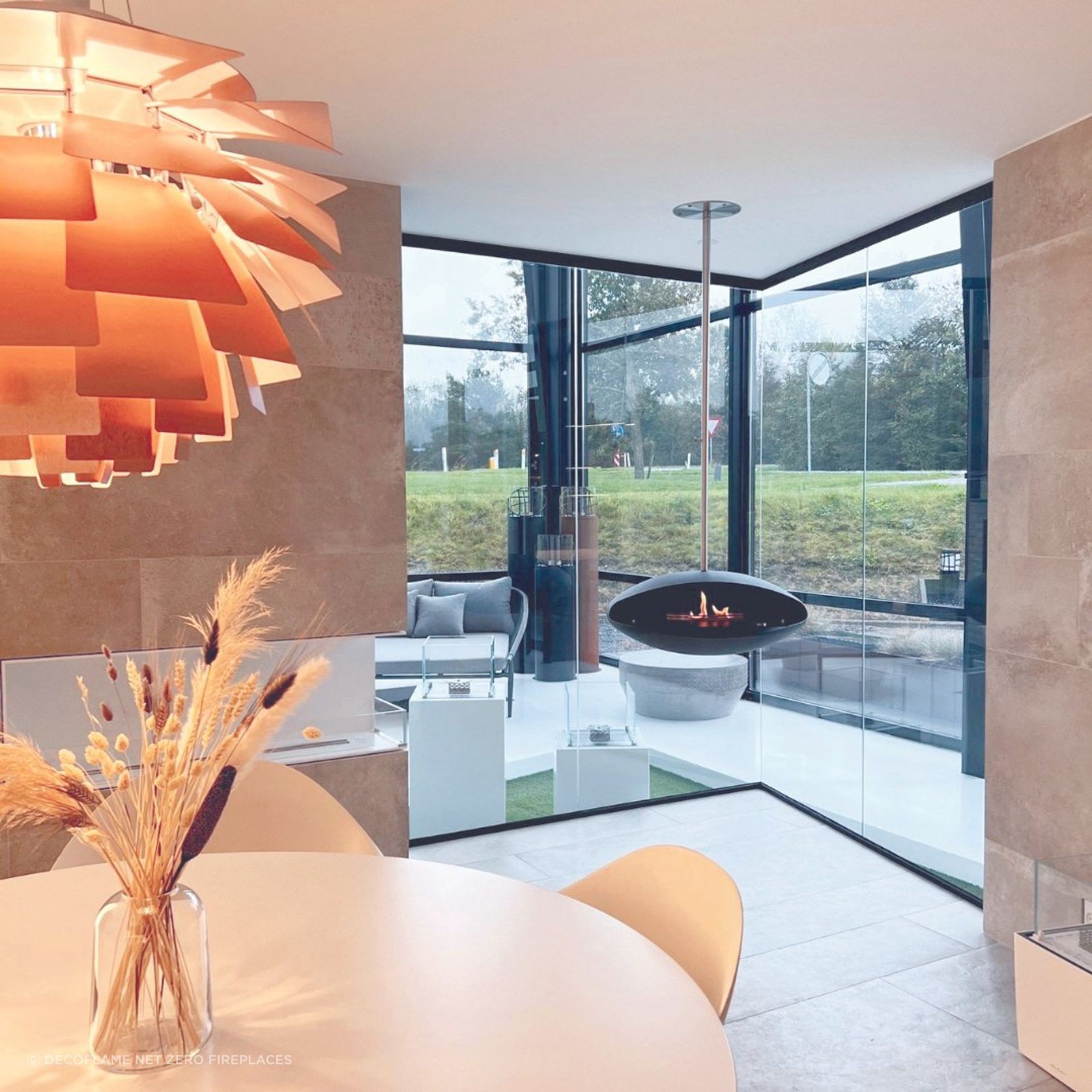 Decoflame Espoo Net Zero Suspended Ceiling Fireplace gallery detail image