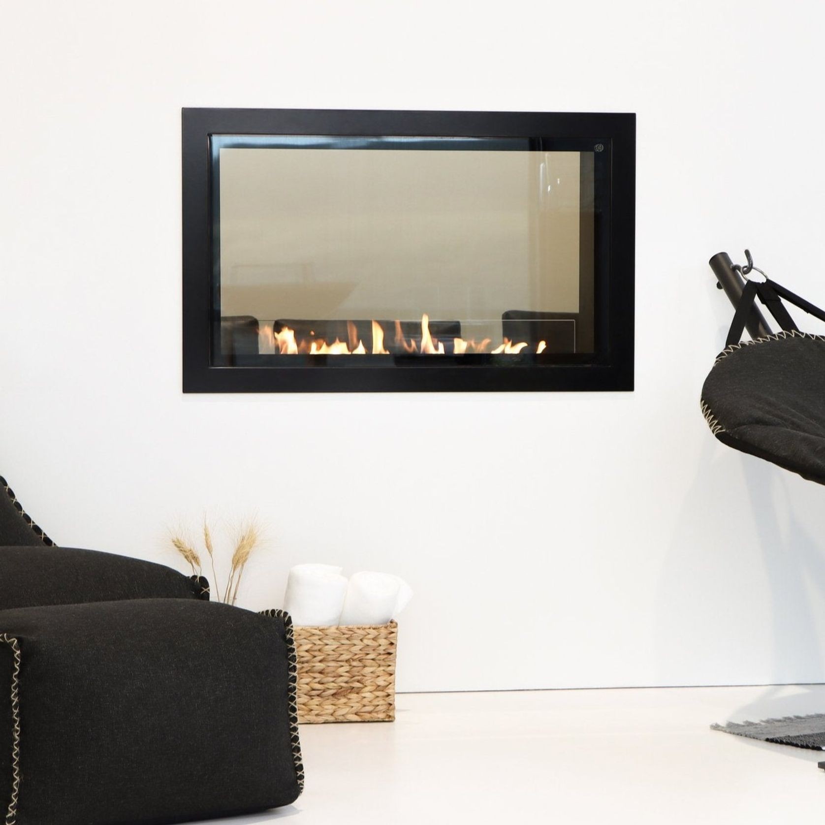Decoflame Montreal Clear BEV Net Zero Fireplace gallery detail image