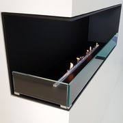 Decoflame Montreal Left Corner BEV Net Zero Fireplace gallery detail image