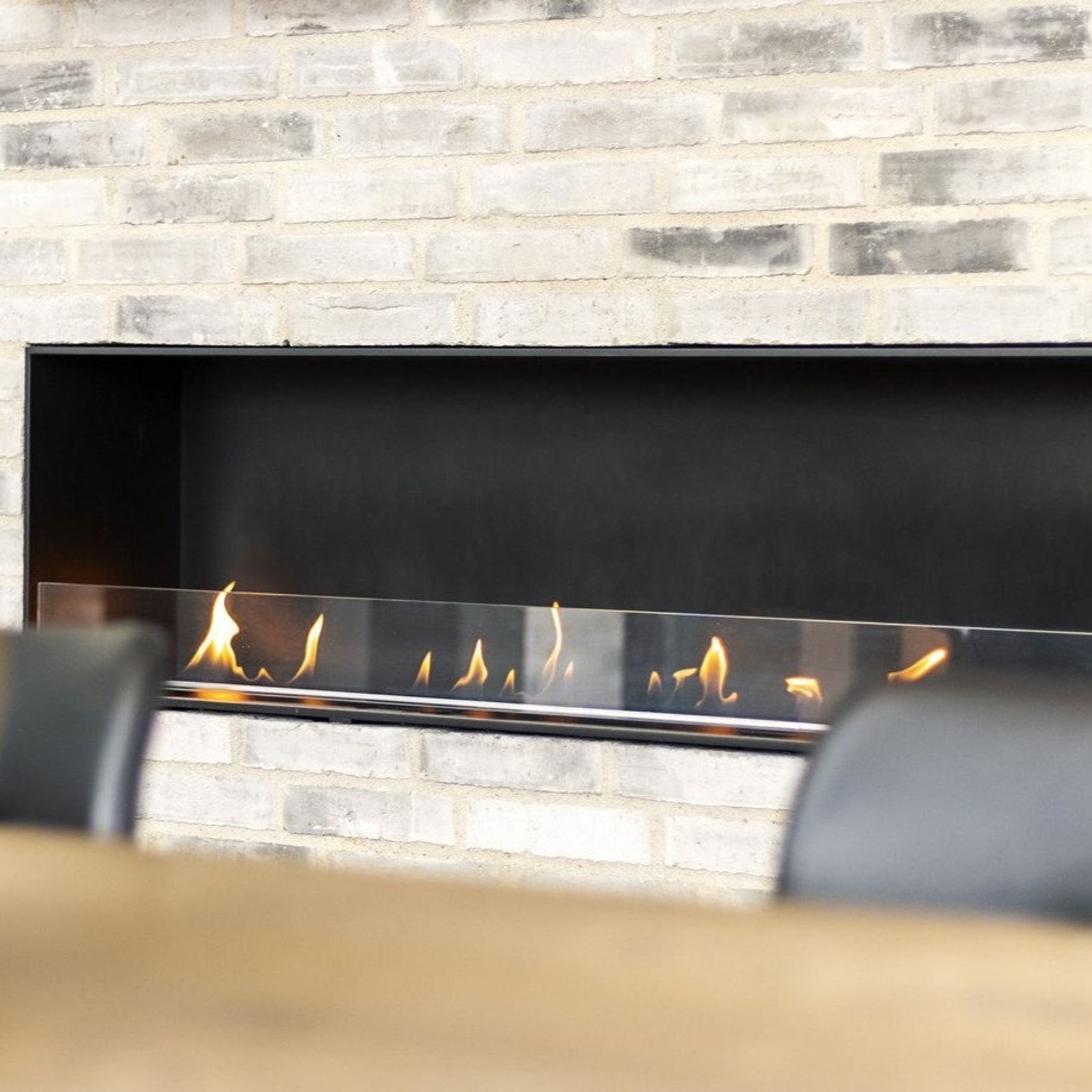 Decoflame Montreal Net Zero Front Facing Fireplace gallery detail image