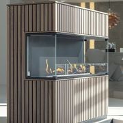 Decoflame Montreal Open Three-Sided Net Zero Fireplace gallery detail image