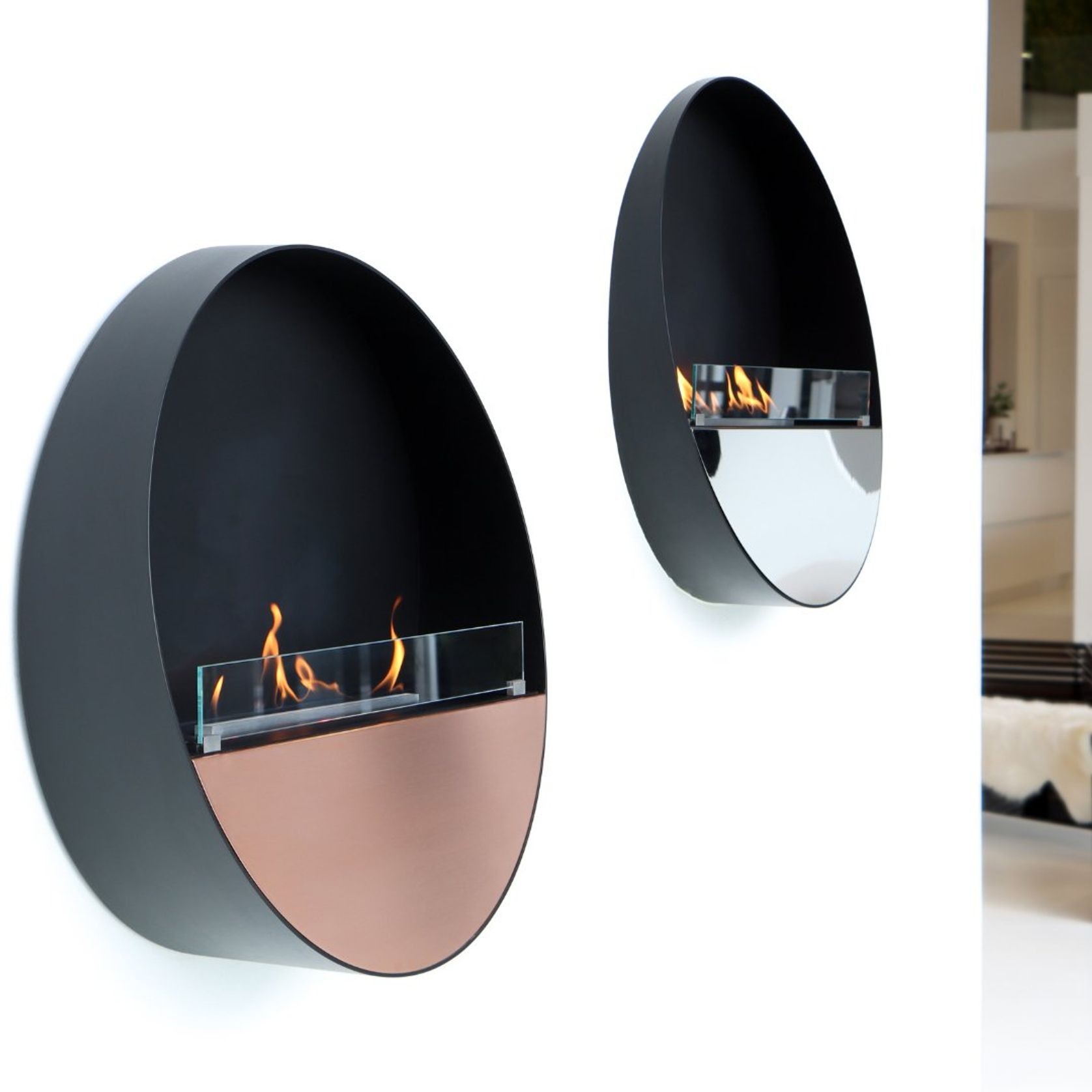 Decoflame Tokyo Wall Mounted Net Zero Fireplace gallery detail image