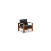 Delta 4pc Teak Lounge Set - Sooty Sunbrella gallery detail image