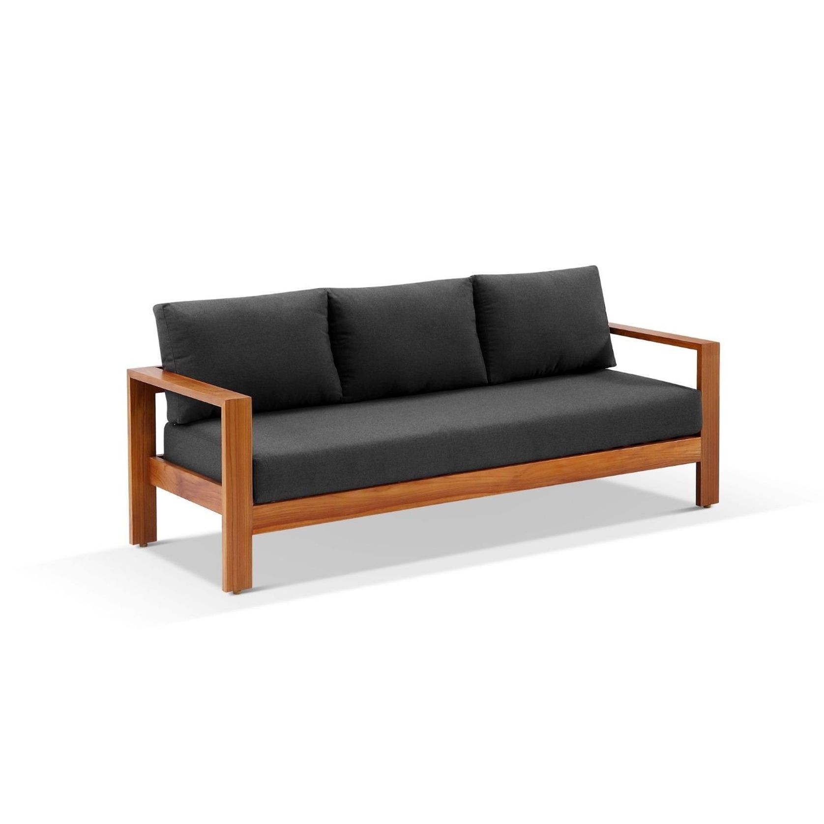 Delta 4pc Teak Lounge Set - Sooty Sunbrella gallery detail image