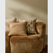 Weave Home Vista Cushion - Sunset | Chunky Linen/Wool Blend gallery detail image