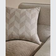 Weave Home Dania Cushion - Oyster | 50 x 50cm gallery detail image