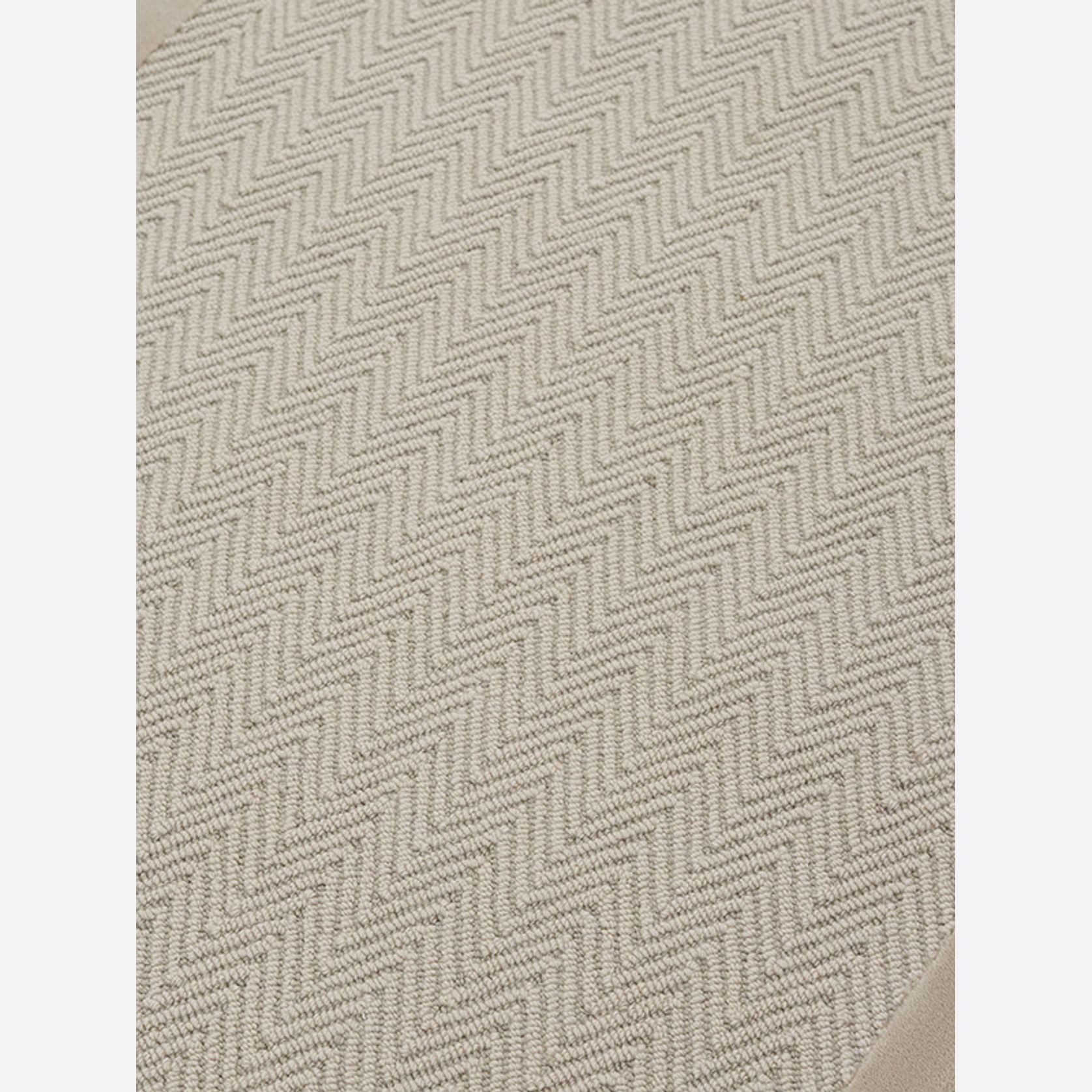 Zig Zag Dove Grey Runner gallery detail image