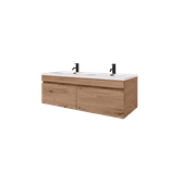 Code Lux 1500 Double Sink 2 Drawer Vanity - 5 Colours gallery detail image