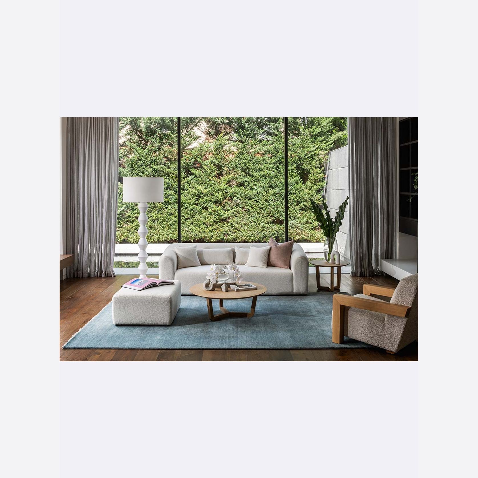 Diva Rug | Sky Blue gallery detail image