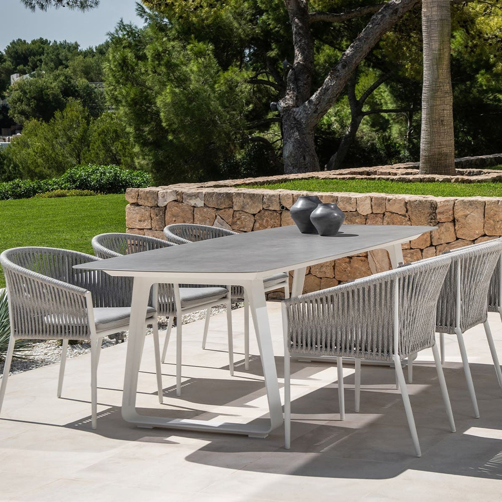 Elko Outdoor Ceramic Dining Table 240 x 100cm gallery detail image