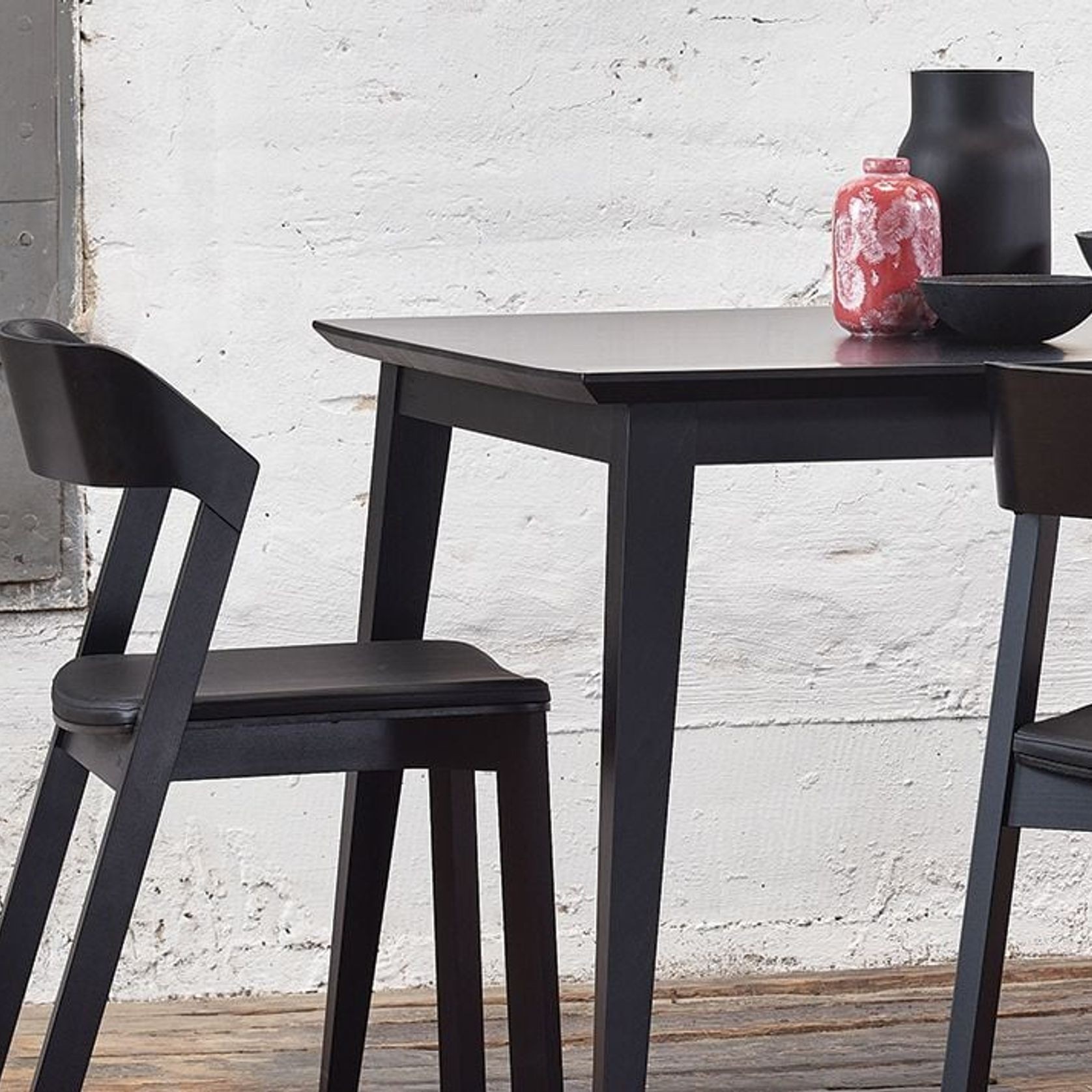 Merano Dining Chair - Black Stained - by TON gallery detail image