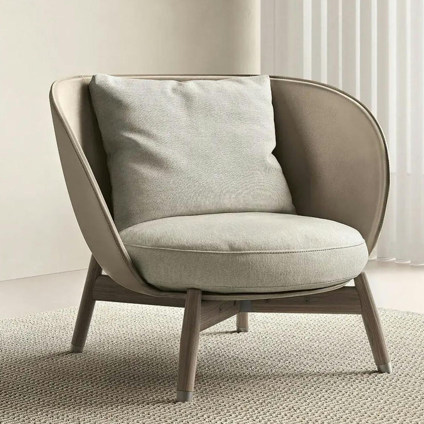 Eri Lounge Chair By Flexform gallery detail image