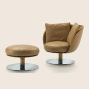 Eri Swivel Armchair By Flexform gallery detail image