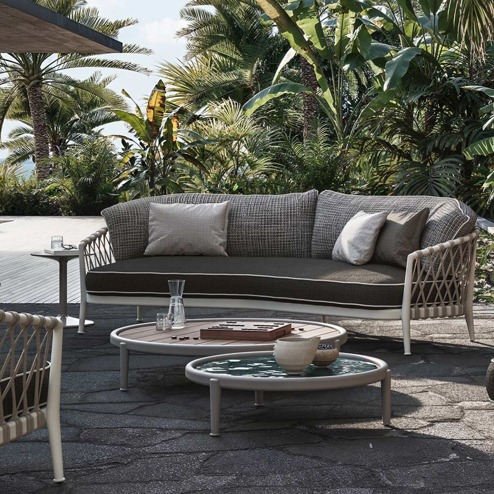 B&B Italia Outdoor Erica '25 Curved Sofa gallery detail image