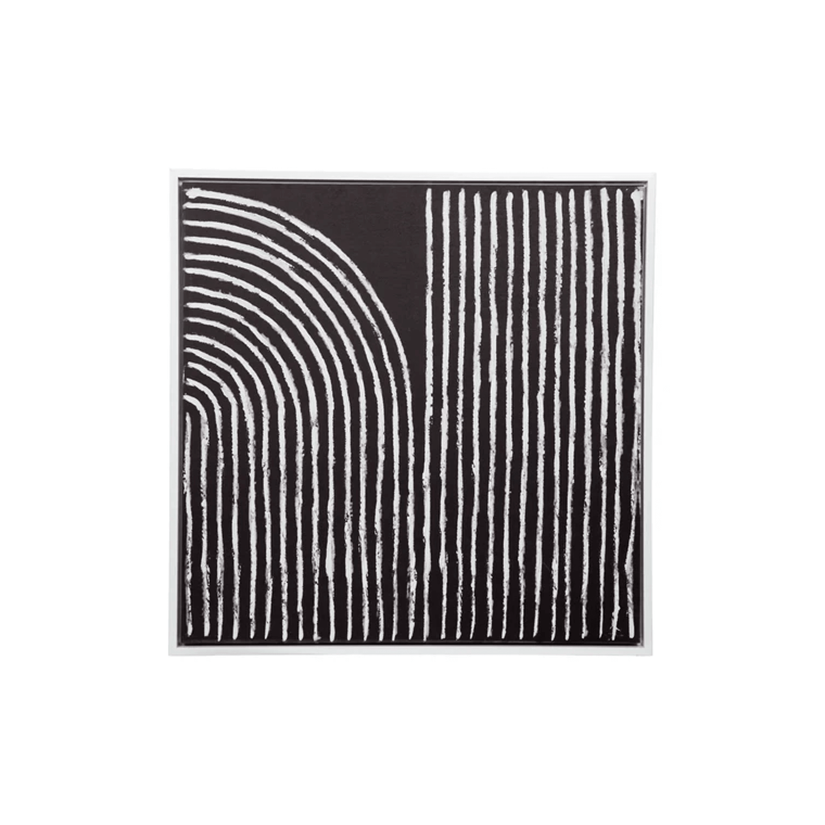 Black and White Abstract Enhanced Canvas Print gallery detail image