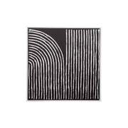 Black and White Abstract Enhanced Canvas Print gallery detail image