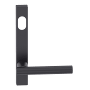 Narrow Plate Lever #12 Cylinder/Concealed BLK gallery detail image