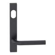Narrow Plate Lever #13 Cylinder/Concealed BLK gallery detail image