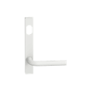 Narrow Plate Lever #13 Cylinder/Concealed WHT gallery detail image