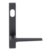 Narrow Plate Lever #14 Cylinder/Concealed BLK gallery detail image