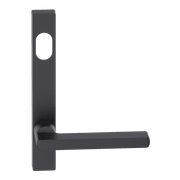 Narrow Plate Lever #33 Cylinder/Concealed BLK gallery detail image