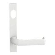 Narrow Plate Lever #38 Cylinder/Concealed WHT gallery detail image