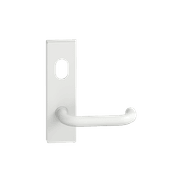 Rectangular Plate Lever #10 Cylinder/Concealed WHT gallery detail image