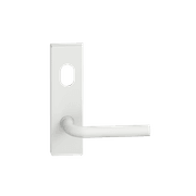 Rectangular Plate Lever #13 Cylinder/Concealed WHT gallery detail image
