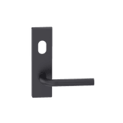 Rectangular Plate Lever #13 Cylinder/Concealed BLK gallery detail image