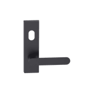 Rectangular Plate Lever #30 Cylinder/Concealed BLK gallery detail image