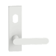 Rectangular Plate Lever #30 Cylinder/Concealed WHT gallery detail image