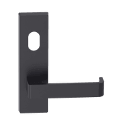 Rectangular Plate Lever #31 Cylinder/Concealed BLK gallery detail image