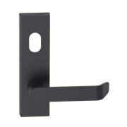 Rectangular Plate Lever #34 Cylinder/Concealed BLK gallery detail image