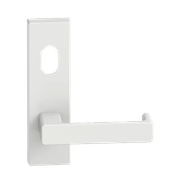 Rectangular Plate Lever #35 Cylinder/Concealed WHT gallery detail image