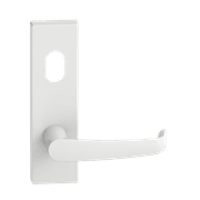 Rectangular Plate Lever #37 Cylinder/Concealed WHT gallery detail image