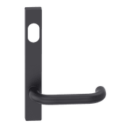 Narrow Plate Lever #10 Cylinder/Concealed BLK gallery detail image