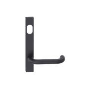 Narrow Plate Lever #10 Cylinder/Concealed BLK gallery detail image