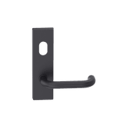 Rectangular Plate Lever #10 Cylinder/Concealed BLK gallery detail image