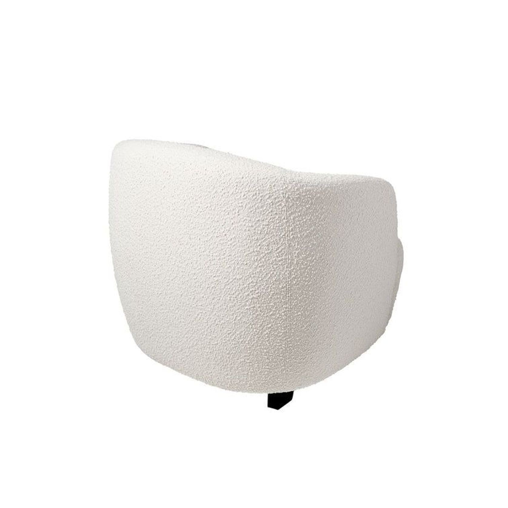 Area Curved Occasional Chair in Boucle gallery detail image