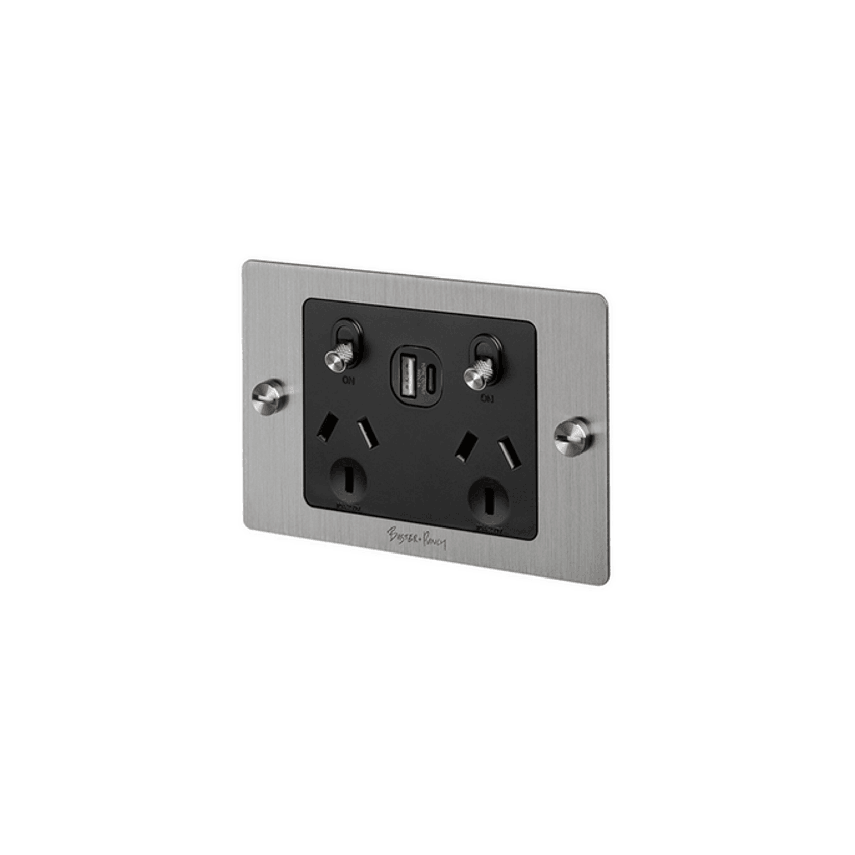 Buster+Punch 2 Socket USB A+C Outlet gallery detail image