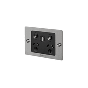Buster+Punch 2 Socket USB A+C Outlet gallery detail image