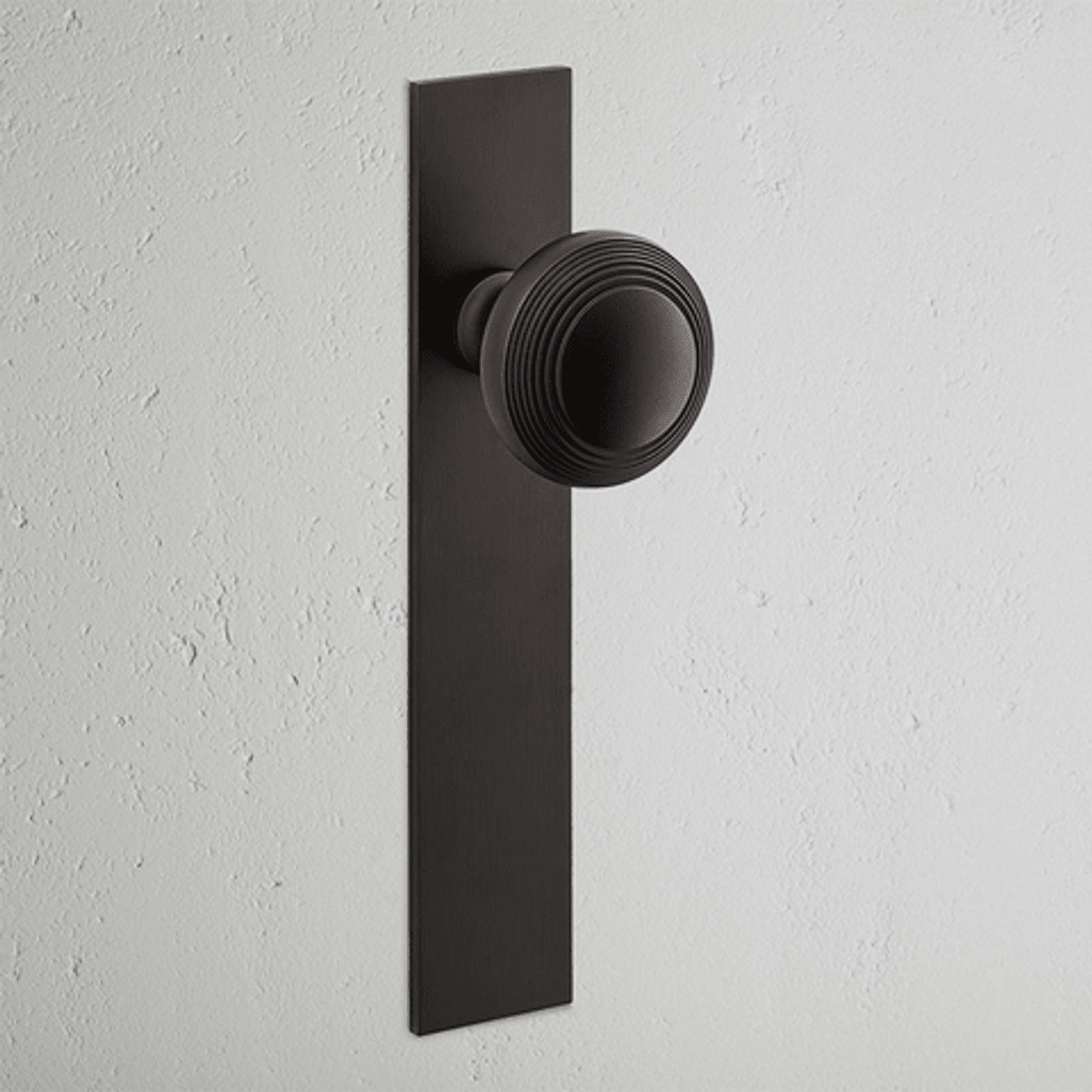Corston Poplar Long Plate Door Knob gallery detail image