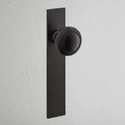 Corston Poplar Long Plate Door Knob gallery detail image