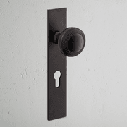 Corston Poplar Long Plate Door Knob gallery detail image