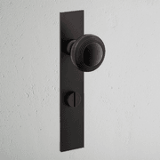 Corston Poplar Long Plate Door Knob gallery detail image