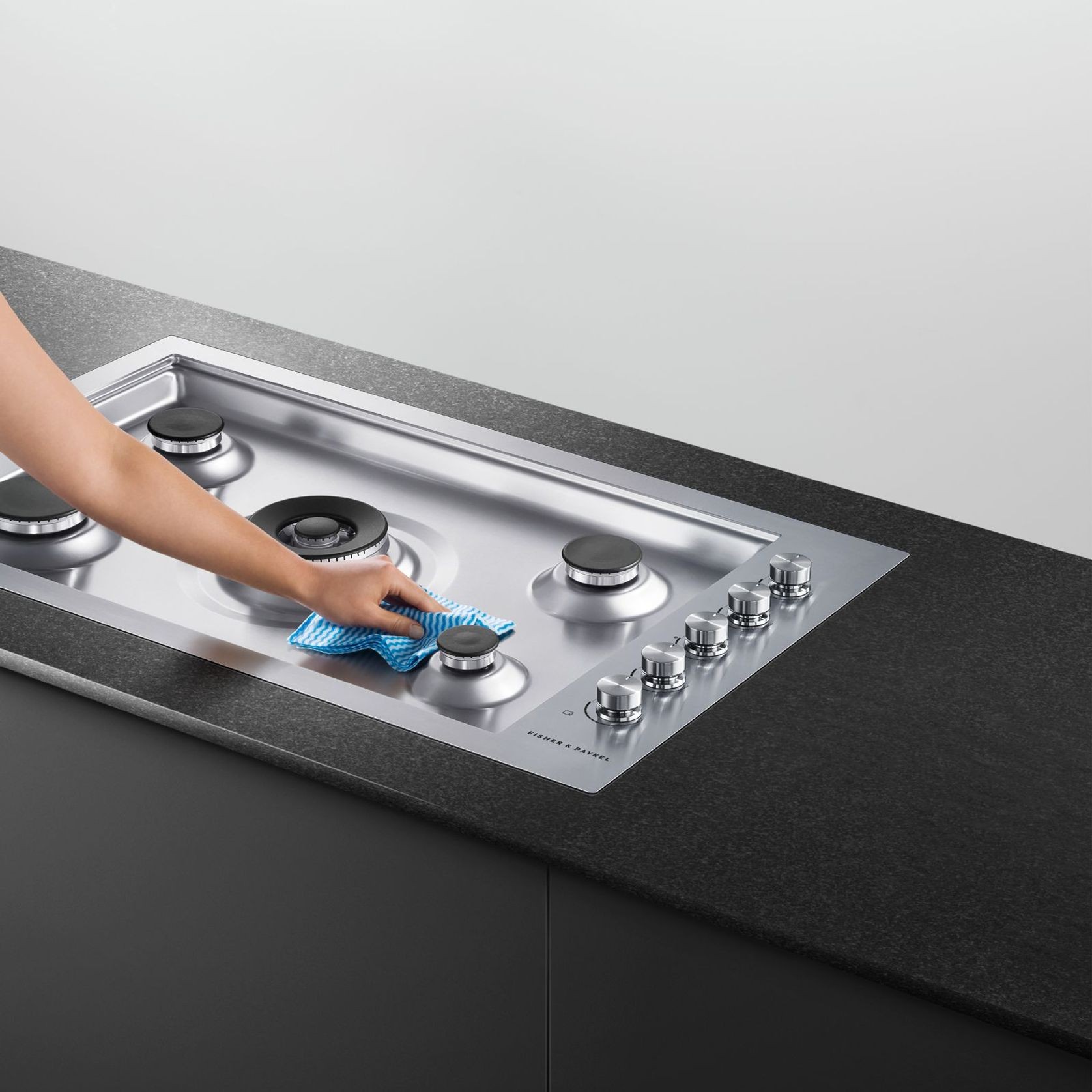 Gas on Steel Cooktop, 90cm, Flush Fit, LPG gallery detail image