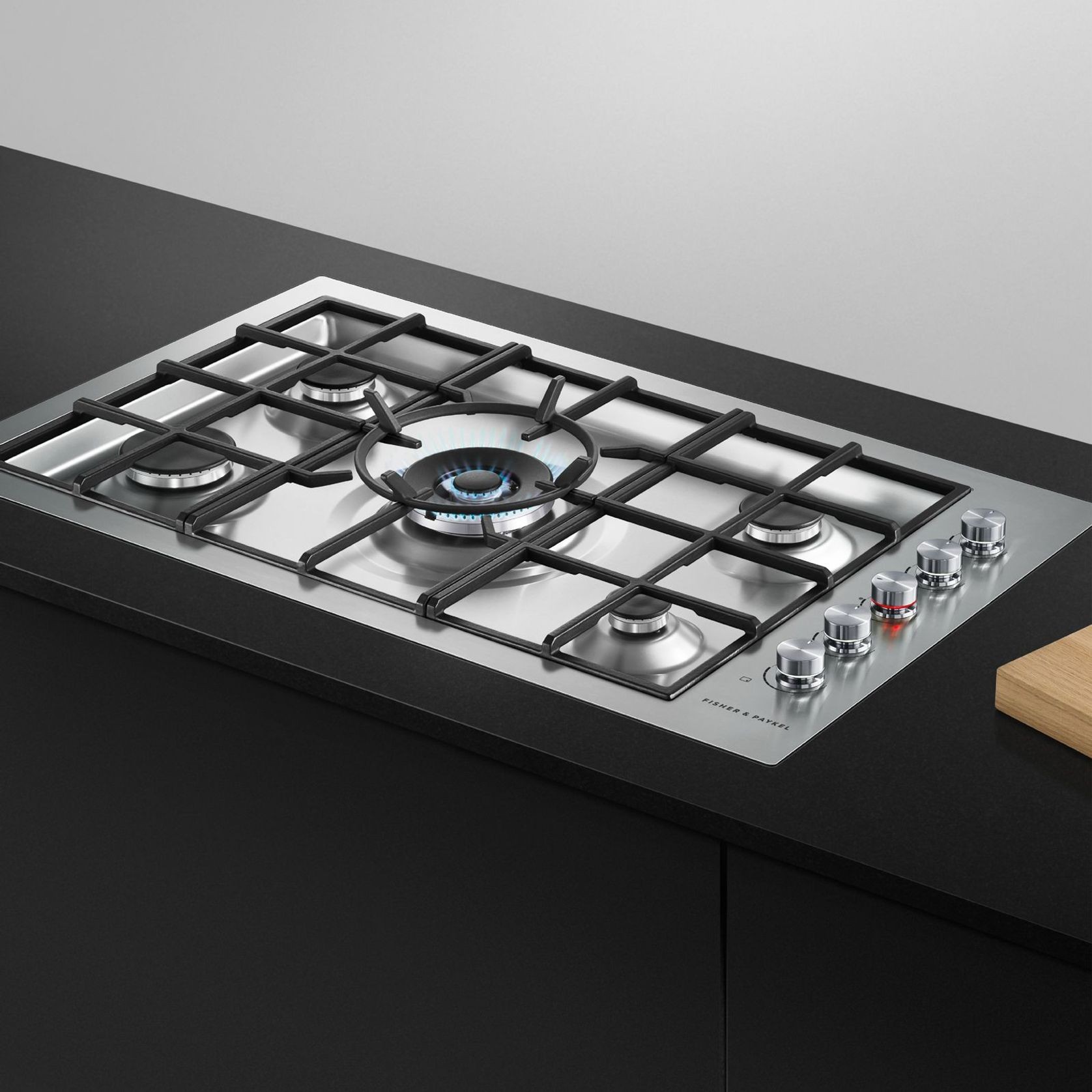 Gas on Steel Cooktop, 90cm, Flush Fit gallery detail image