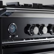 Freestanding Cooker, Dual Fuel, 90cm, 5 Burners, Self-cleaning, Black gallery detail image