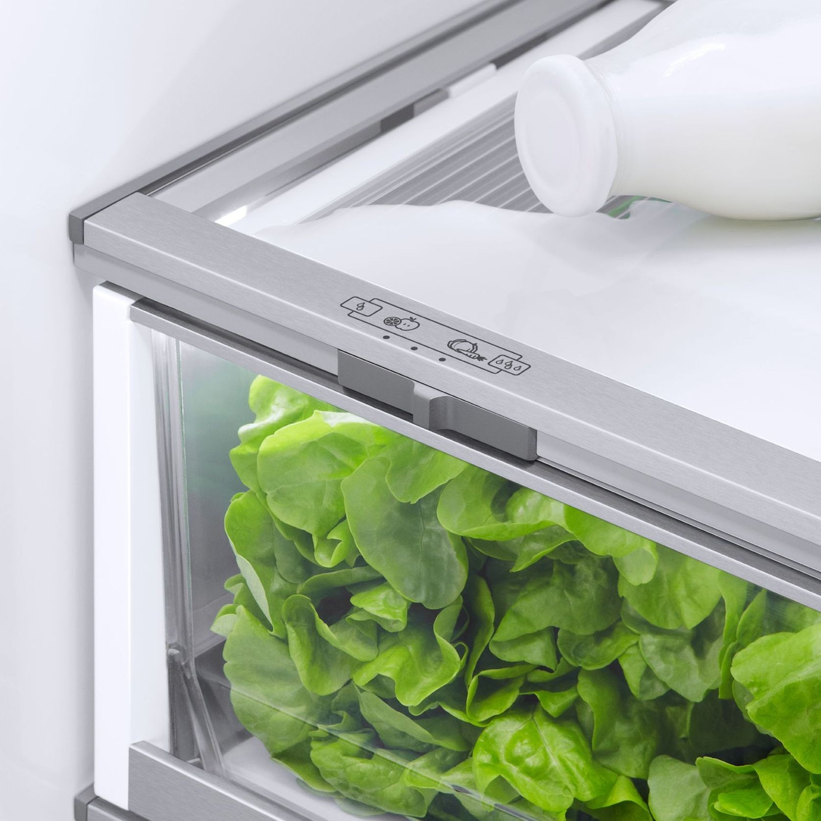 Integrated French Door Refrigerator Freezer, 90cm, Ice & Water gallery detail image