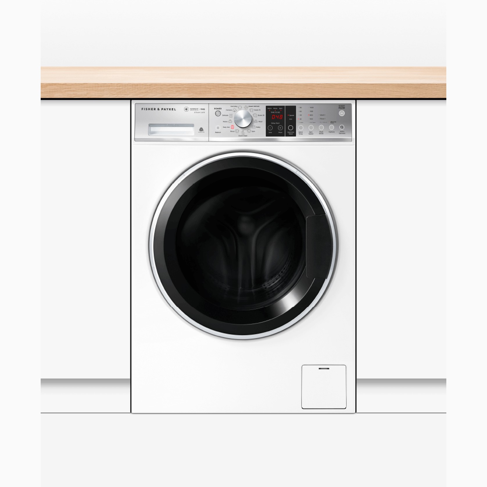 Front Loader Washing Machine, 11kg, Steam Care, White gallery detail image